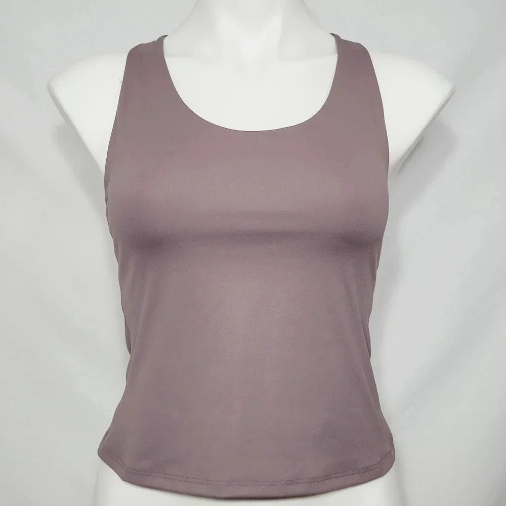 SMALL Old Navy Light Support PowerSoft Longline Sports Bra Mythical